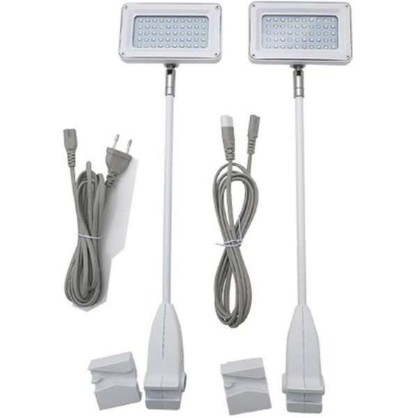 2 st. LED-spots, vita, 15 watt, inkl. hållare för Crown Truss System #1