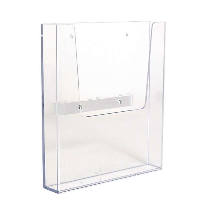 CROWN TRUSS, Broschyrdispenser A4 med beslag - Vit #1