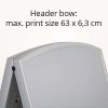 Compact A- board Gatupratare, mini, gult #3