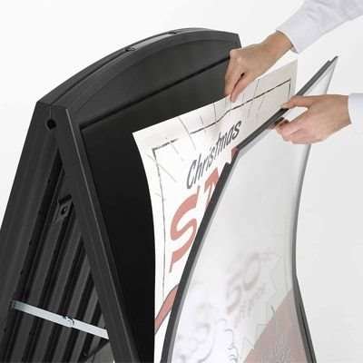 Compact plast A- ställ, A1 sort #4