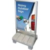 Heavy Outdoor Sign Betongställ - 100x140 cm - silver #6