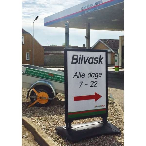 Wind-Sign Waterbase Budget Gatupratare - A0 - svart #9