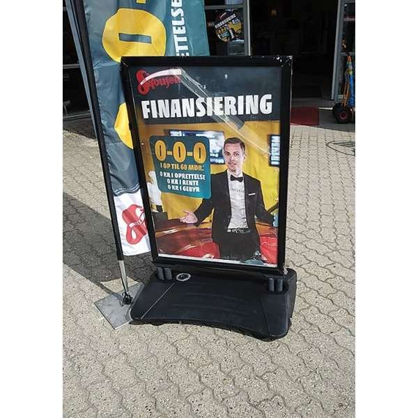 Wind-Sign Waterbase Budget Gatupratare - A0 - svart #8