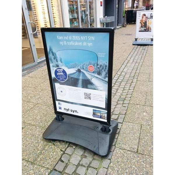 Wind-Sign Waterbase Budget Gatupratare - A0 - svart #13