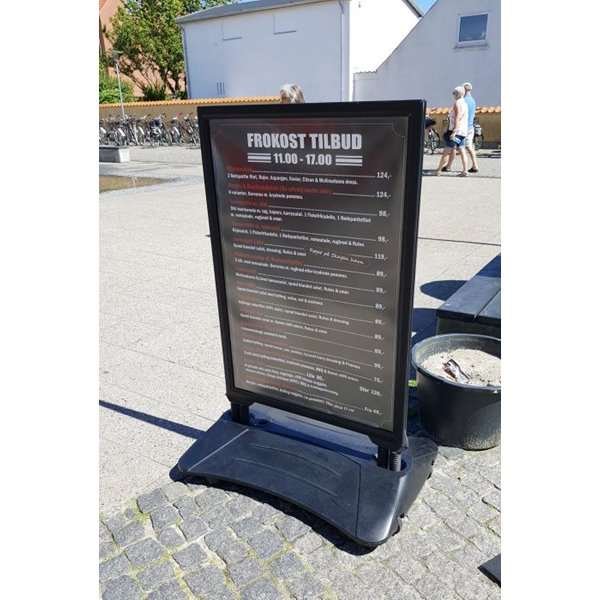 Wind-Sign Waterbase Budget Gatupratare - A0 - svart #14