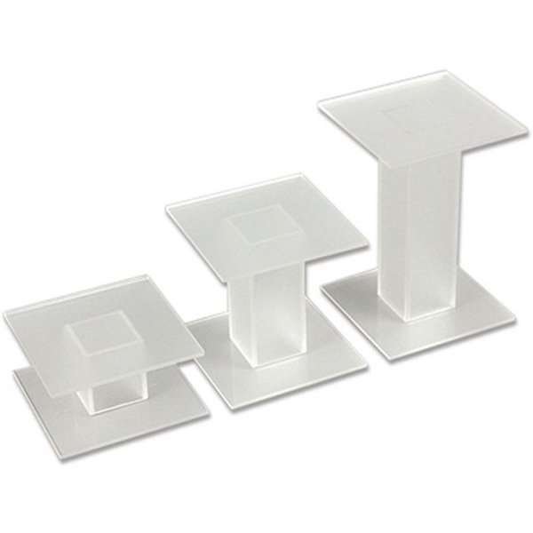 Presentationspodium - 3 Stk. - Matt Transparent #4