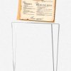 Rocket Menu korthållare vertikal - A5 - 14,8x21 cm - grå #4