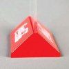 Pyramid Menu korthållare vertikal - A5 - 14,8x21 cm - röd #2