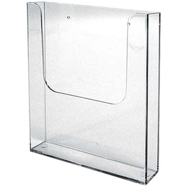 Akryl Broschyrhållare för vägg - vertikal - A4 - 21x29,7 cm #2