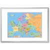 Whiteboard med Europakarta - 103x73 cm #2