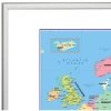 Whiteboard med Europakarta - 103x73 cm #3