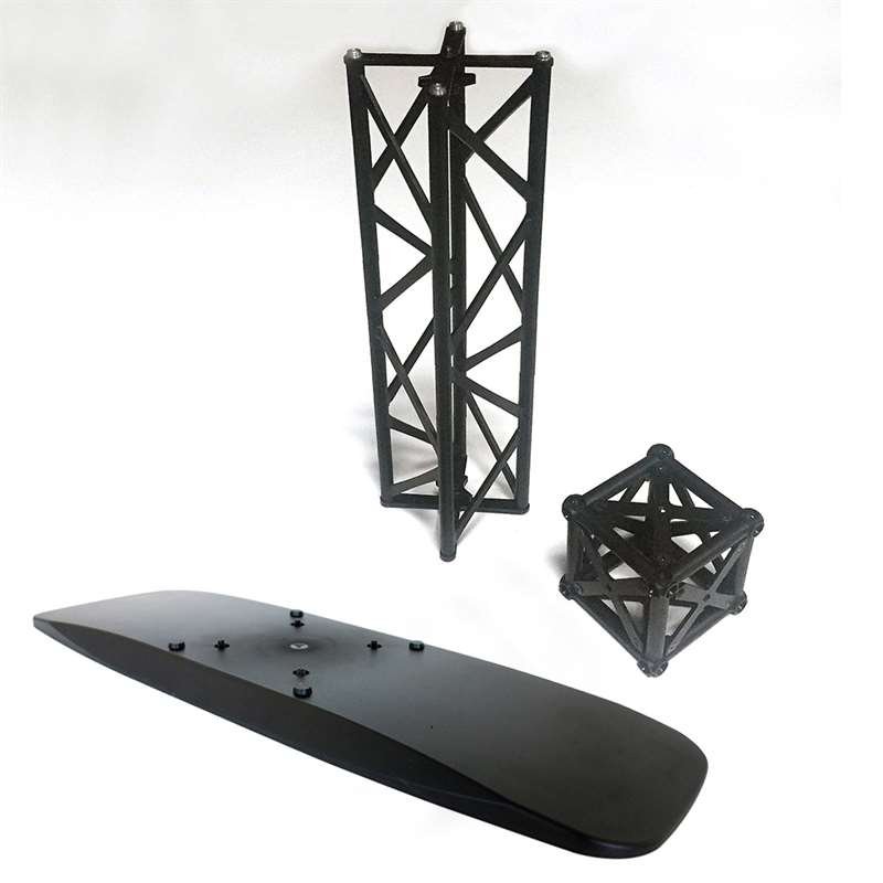 Crown Truss 10 3-delad vägg - svart #2