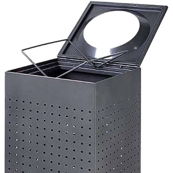 Grå avfallsbehållare - 60 liter #3