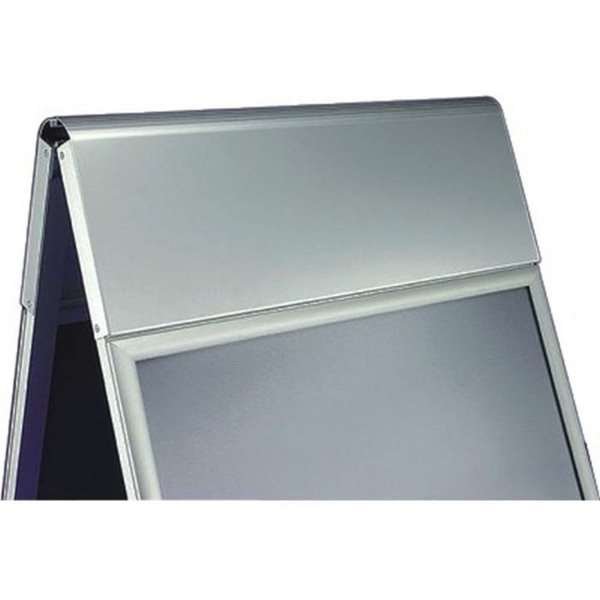 Alu-Line Gatupratare med logoplatta - A1 - silver