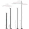 Stångstativ - 115cm - Grå #7