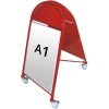 New Gotik Lux Gatupratare med logoplade - A1 - rød #1