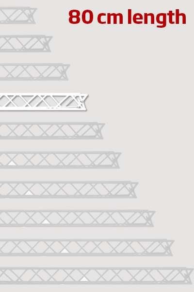 CROWN TRUSS 10x10, Modul 80cm - vit #1