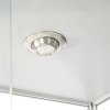 Showcase Tower Duo glasmonter med LED-ljus och lås - silver #5