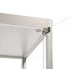 Vitrin vitrinskåp - Showcase Tower Solo glasmonter med LED-ljus och lås - silver #2