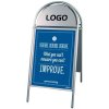 Expo Gotik Gatupratare/Top Sign Gatupratare - 70x100 cm - silver #2