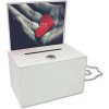 Donations- och tipsbox i vitt #1