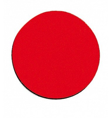 Magnet cirkel 1x1 cm (50 st per ark) - Röd #1