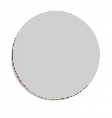 Magnet cirkel 1x1 cm (50 st per ark) - Grå #1