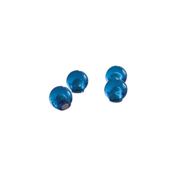 Magnet rund Ø14mm 4 st per förpackning - Blå #1