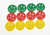 Smiley-magnet - Grön/glad smiley #1