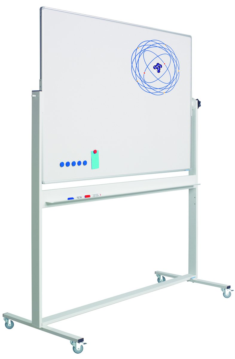 Sv&auml;ngbar tavla med lackerad yta p&aring; mobilt stativ, v&auml;lj mellan 2 storlekar - 120x200