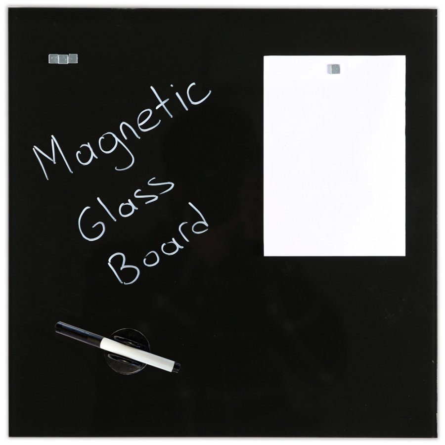 Glass Board Magnetic. Black. 40x60cm #1