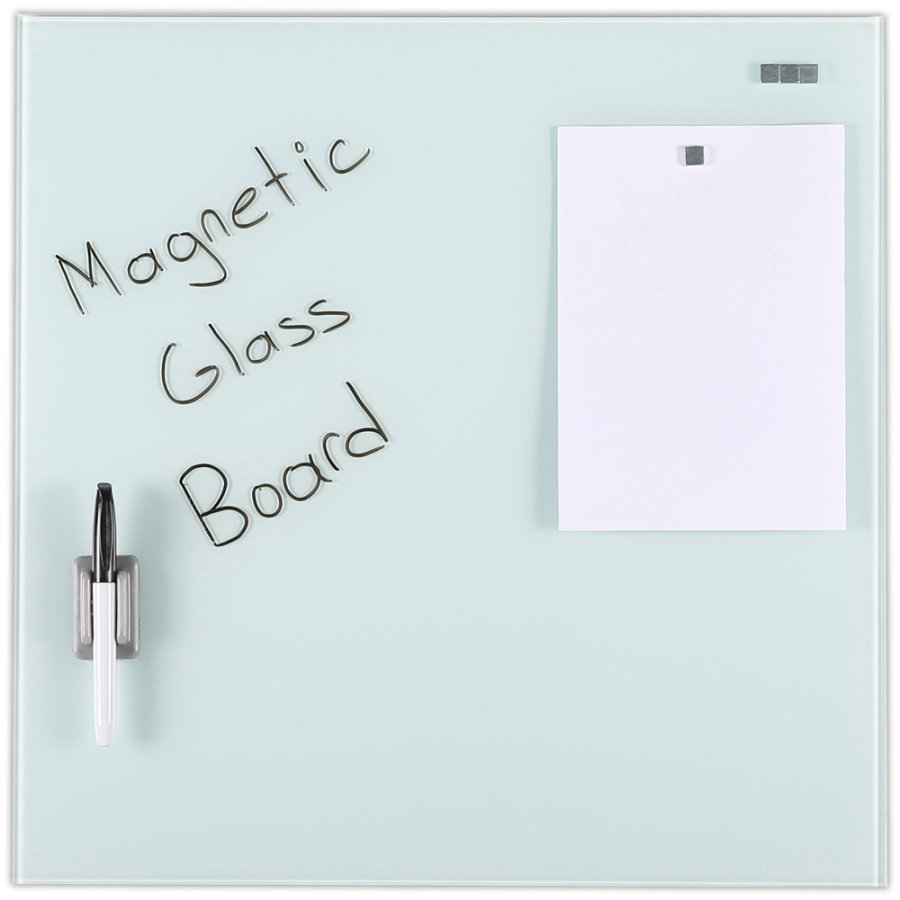 Glasskiva Magnetisk. Vit. 45x45 cm #1