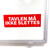 Magnetisk skylt med städningsregler för whiteboard, vändbar magnetbricka HxBxD 50x150x1 mm inkl. tryck på båda sidorna #3