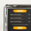 BASIC Infostand A3 - 92mm hög - A3 Klickram profil 25mm, silver #5