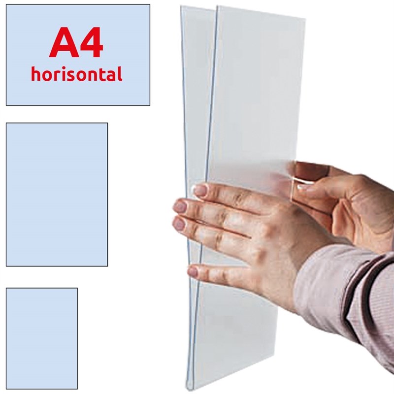 Design Stand, Akrylhållare A4, horisontell #1