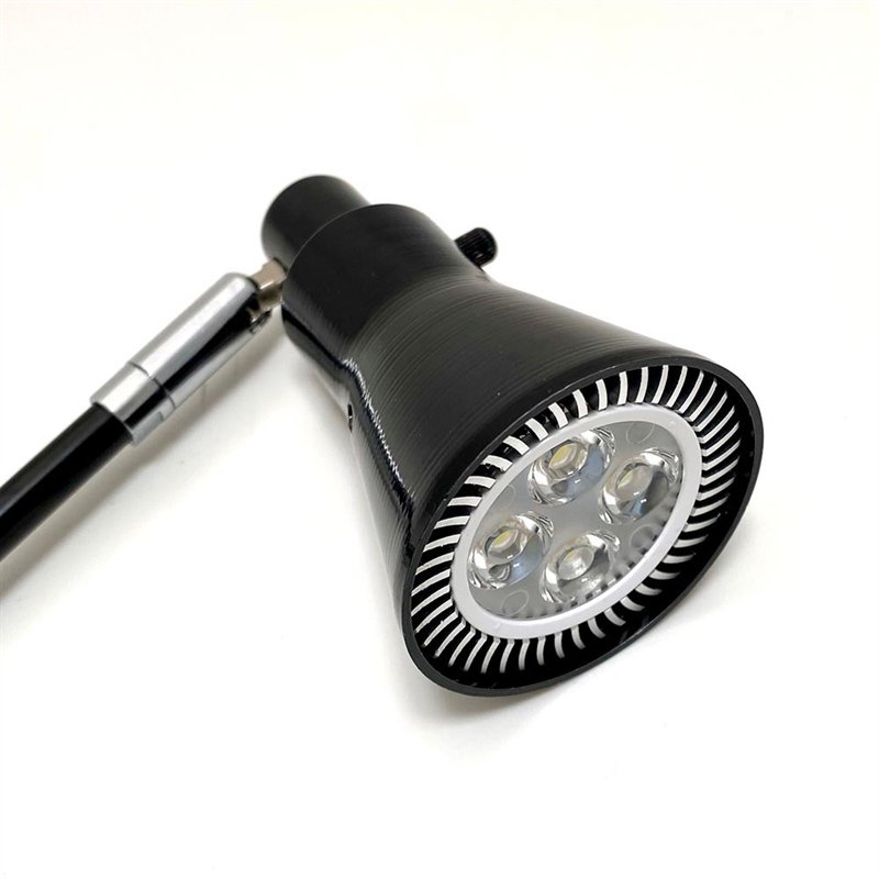 LED Spot Rund, svart, 10 Watt, för Roll-up #2