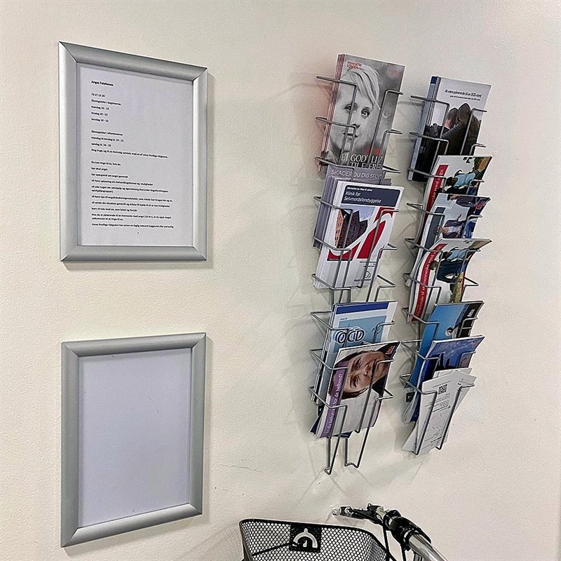 Wireholder Wall 9xA5 eller A6 Horisontell silver #6