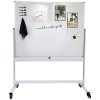 Whiteboard Pro: Emaljerad Svängbar Tavla 150x120 cm på Mobil Ställning #2
