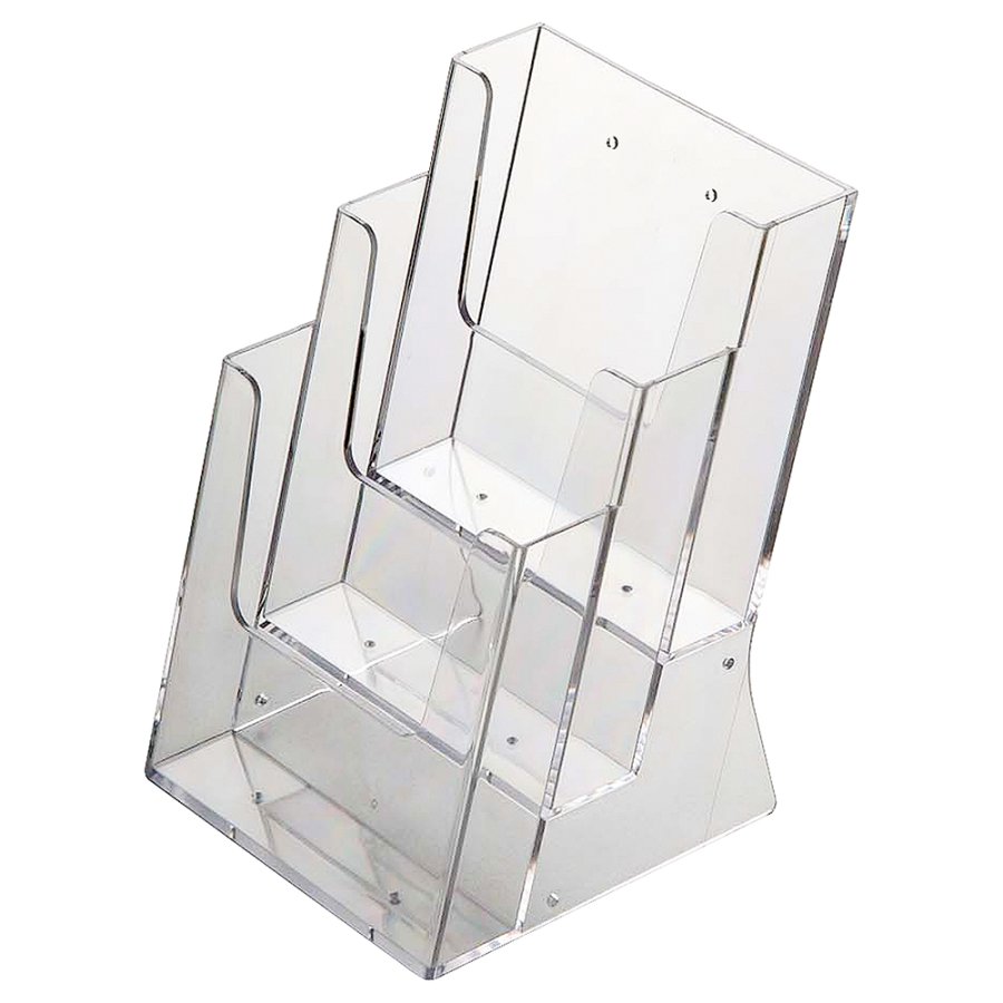 Multi Dispenser, broschyrhållare i akryl, 3 x A4 #6