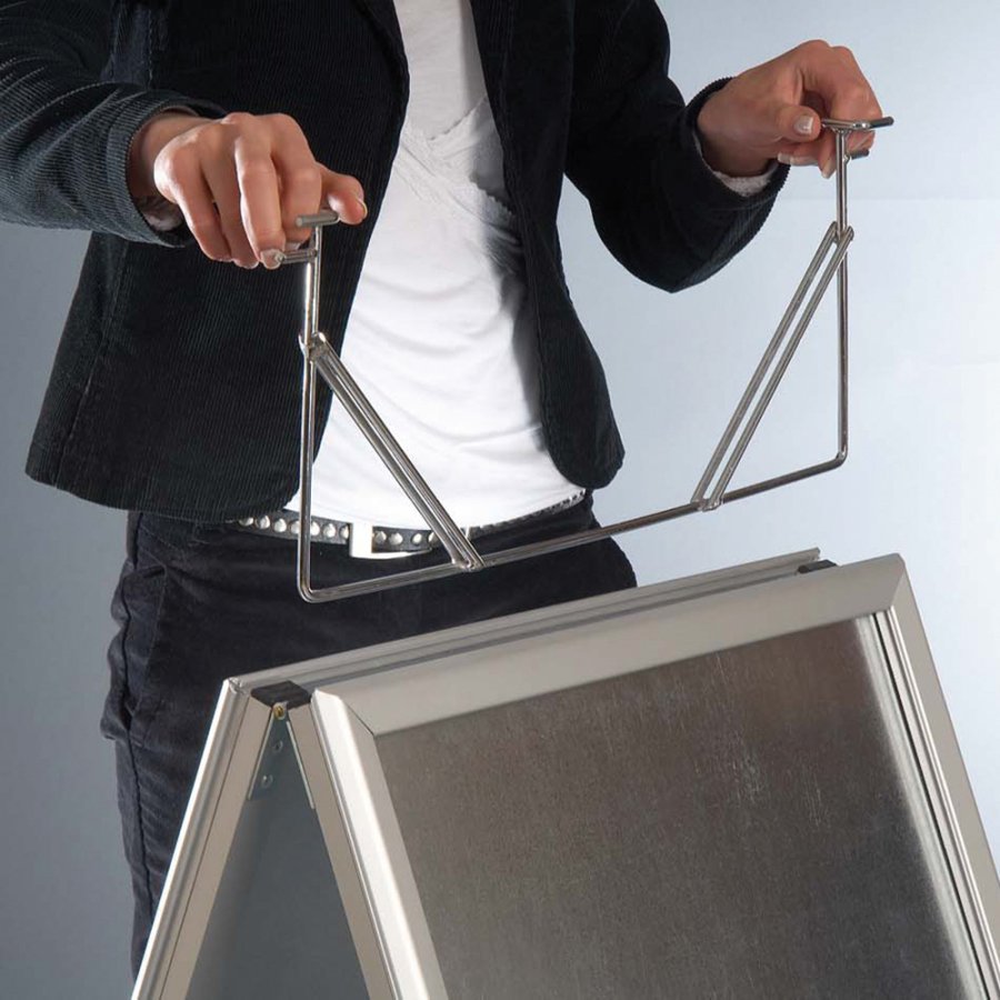 Alu-Line Standard Gatupratare Gatupratare, 50x70 cm silver