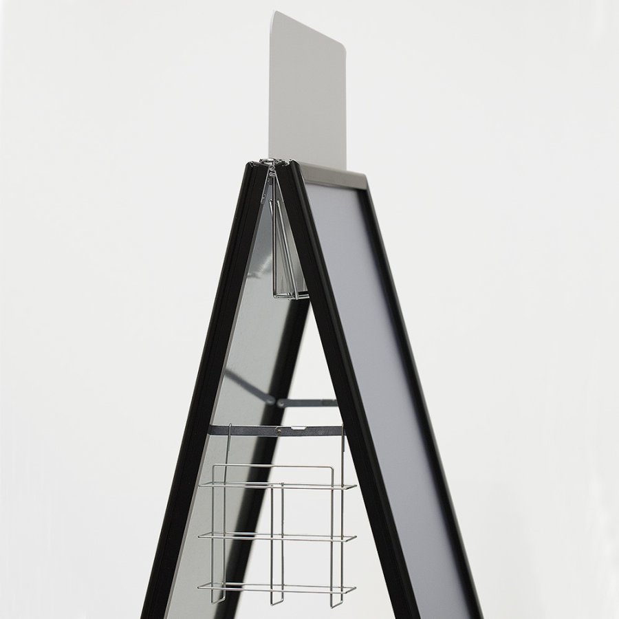 Alu-Line Standard Gatupratare Gatupratare, 50x70 cm, svart