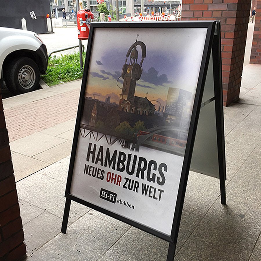 Alu-Line Standard Gatupratare Gatupratare, A1, svart