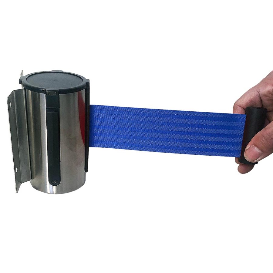 Spärrstolpe Bältesdispenser för väggmontering, blå #8