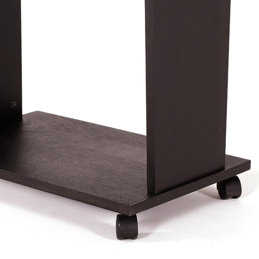 Podium i svart trä med hjul - Flexibel och elegant träpodium #4