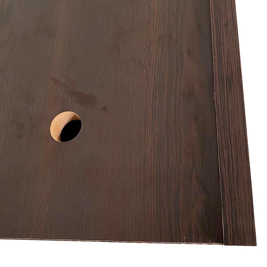 Elegant Svart Trä Talarstol med A3 Silverram - Wood Podium från Fast-Fix #5