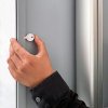 Handdesinfektionsställ med automatisk handdesinfektionsautomat och A2 Snap-ram #4