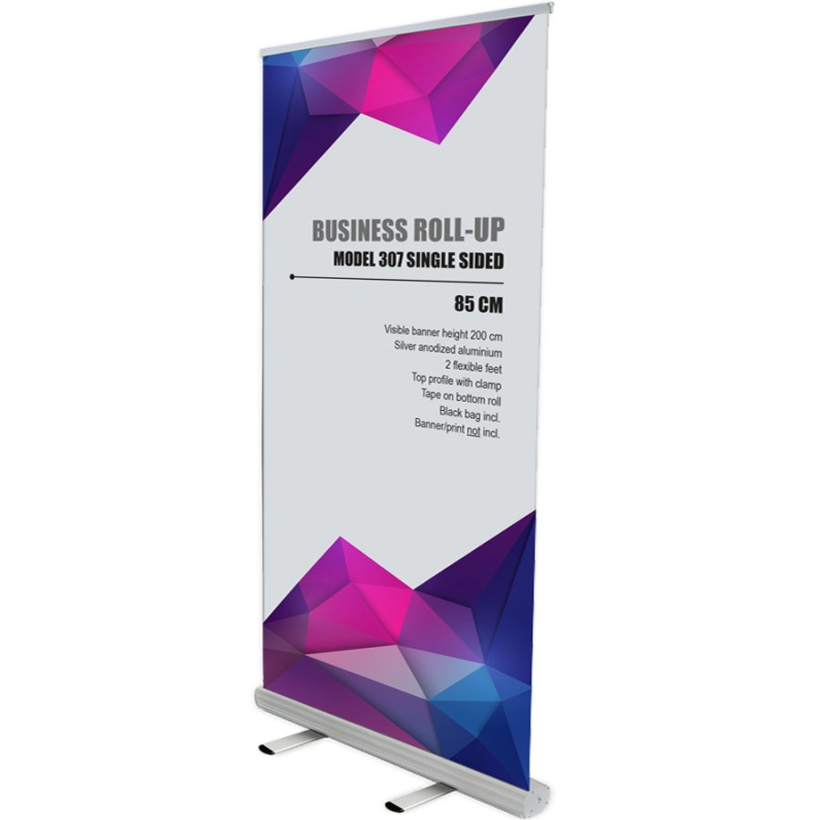 Business Roll-up, enkelsidig, 100 cm, alu #9