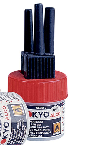 TOKYO ALCO 3 filtpennset rött #1