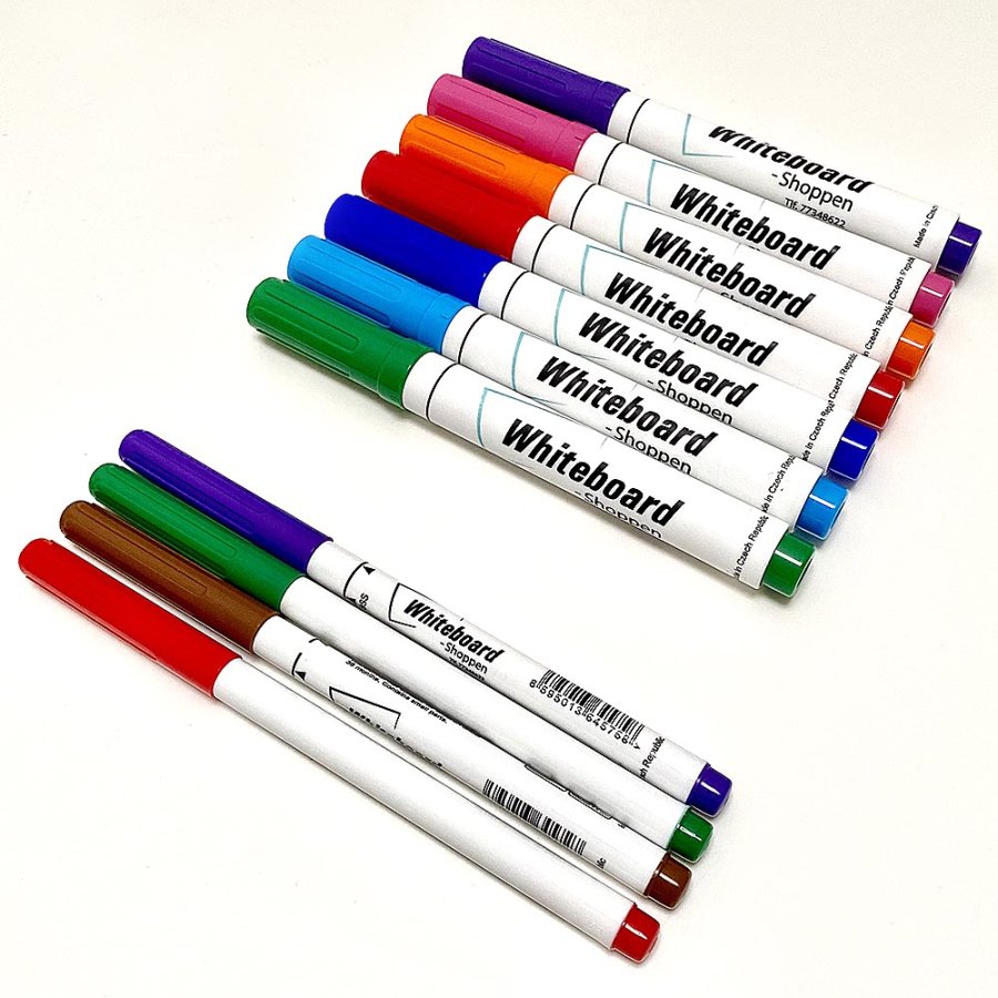 Färgsats, blandade whiteboardmarkörer, 11 st. #1