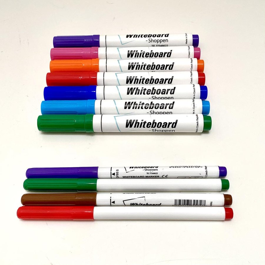 Färgsats, blandade whiteboardmarkörer, 11 st. #2